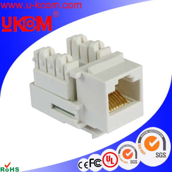 【180度非屏蔽网络模块 超五类网络模块 CAT5E UTP keystone jack】价格,厂家,图片,其他布线产品,深圳市艾鹏网络科技-